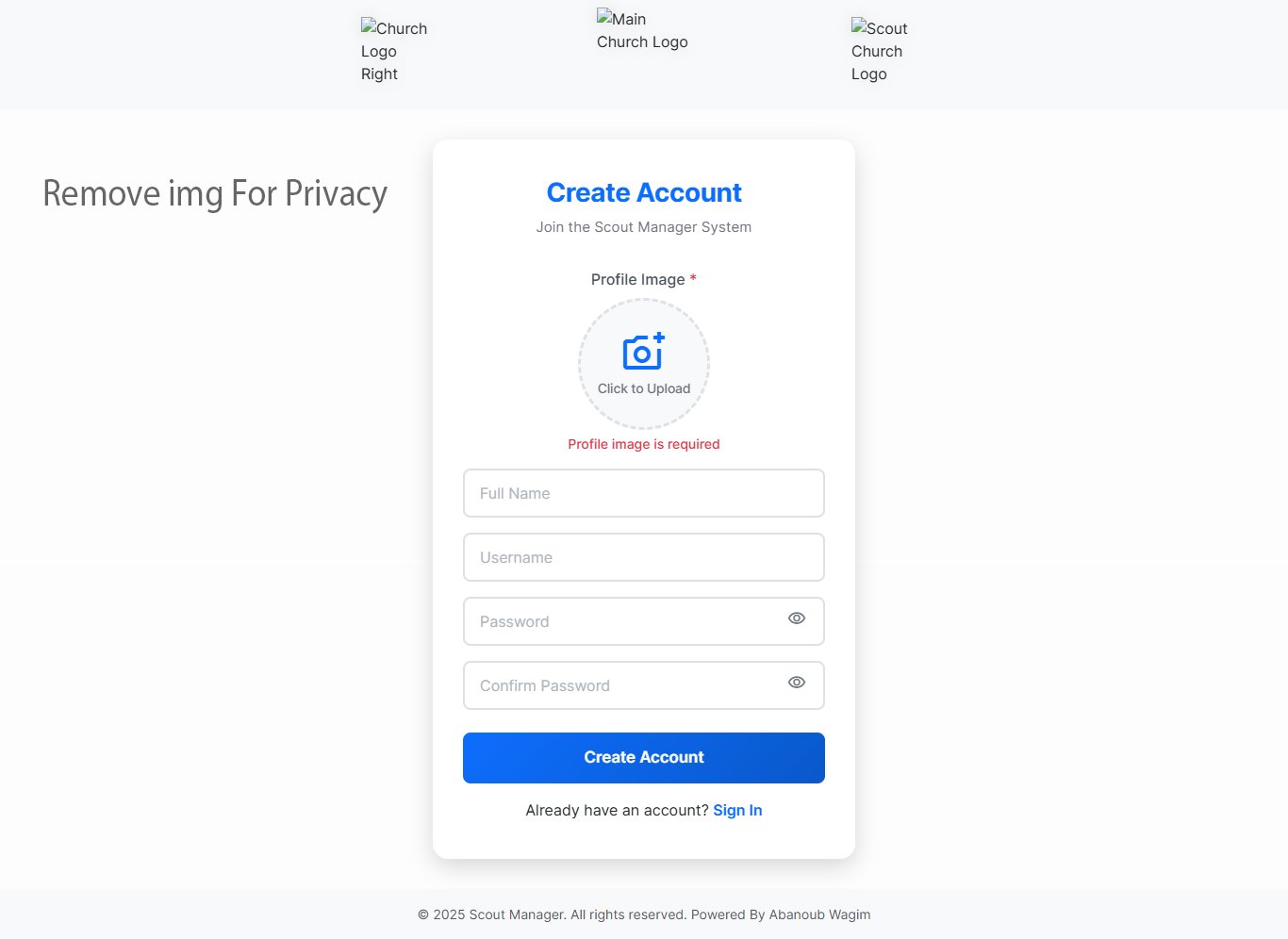 Scout Management System